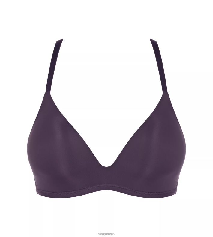 BHer | sloggi myk tilpasset push-up bh kvinner blåbær DR662118