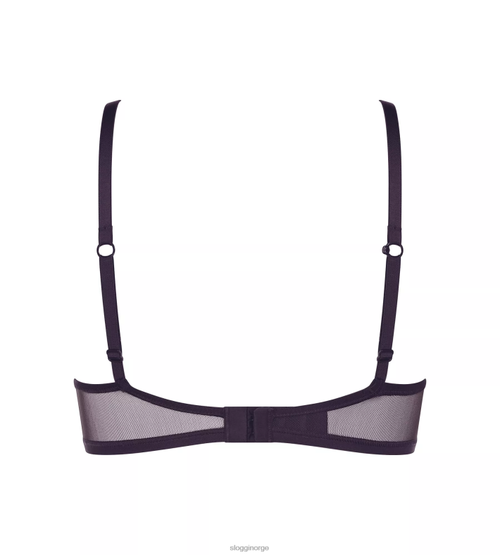 BHer | sloggi myk tilpasset push-up bh kvinner blåbær DR662118