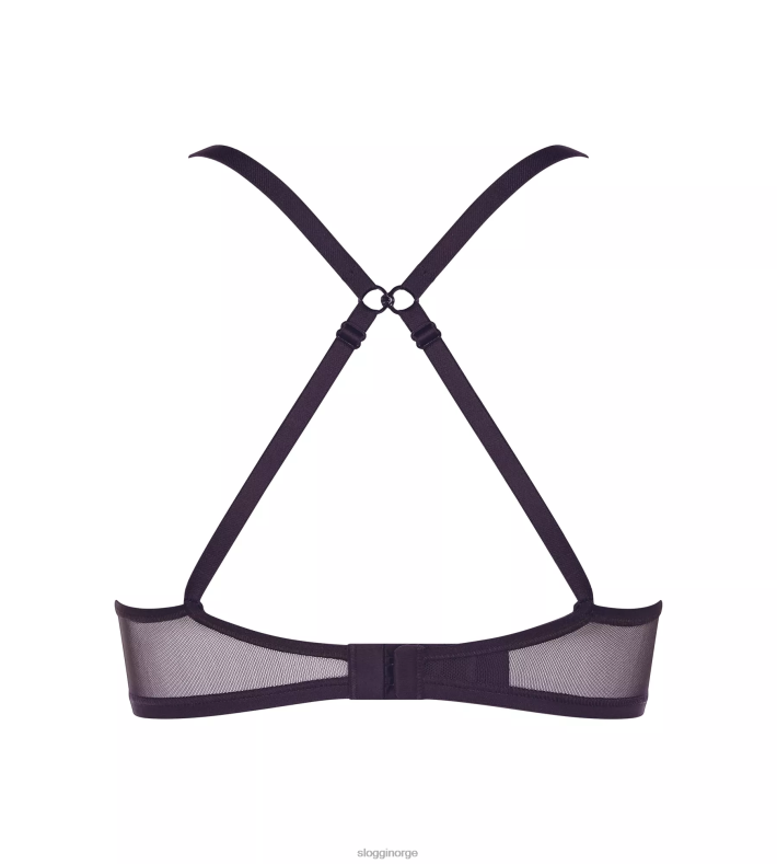 BHer | sloggi myk tilpasset push-up bh kvinner blåbær DR662118