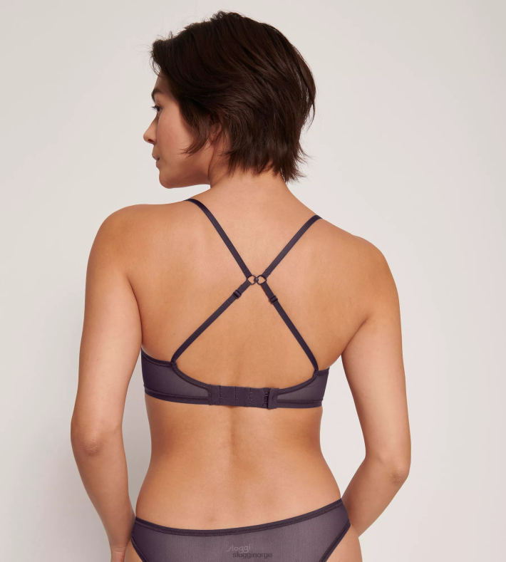 BHer | sloggi myk tilpasset push-up bh kvinner blåbær DR662118