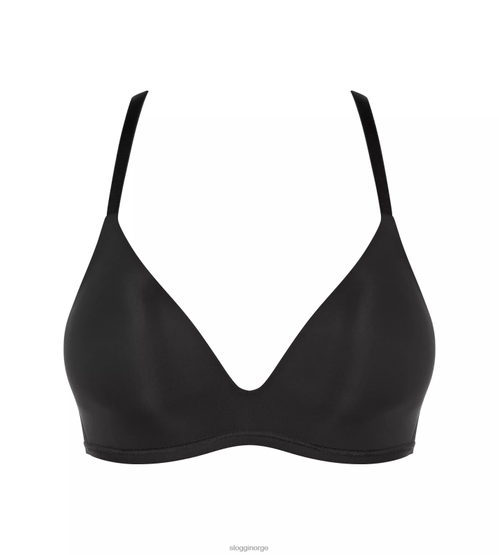 BHer | sloggi myk tilpasset push-up bh kvinner svart DR66271