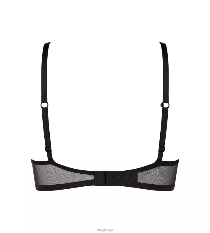 BHer | sloggi myk tilpasset push-up bh kvinner svart DR66271