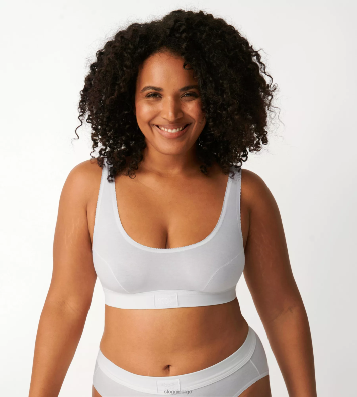 BHer | sloggi dobbel komfort BH-topp kvinner hvit DR662184