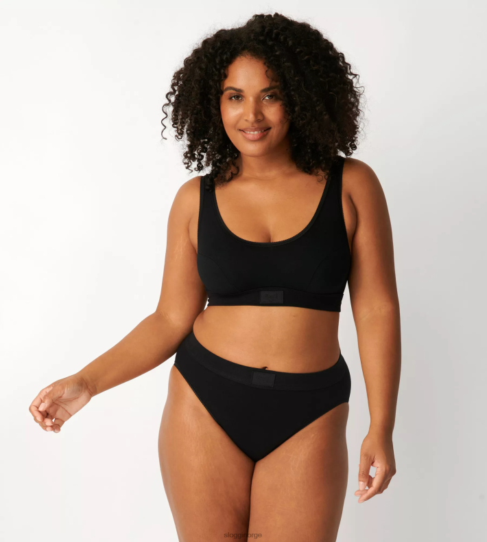 BHer | sloggi dobbel komfort BH-topp kvinner svart DR662169