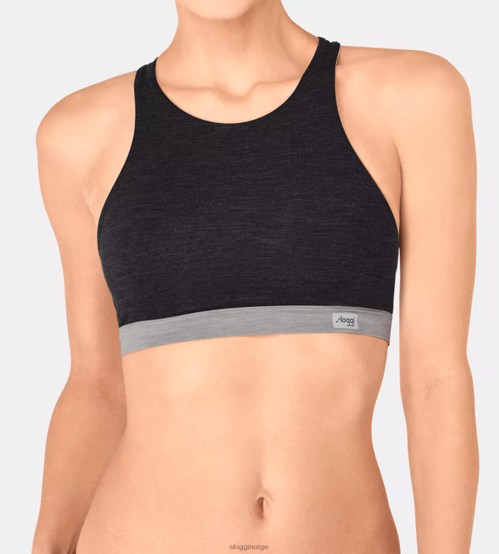 BHer | sloggi move flow bh-topp kvinner svart kombinasjon DR662611