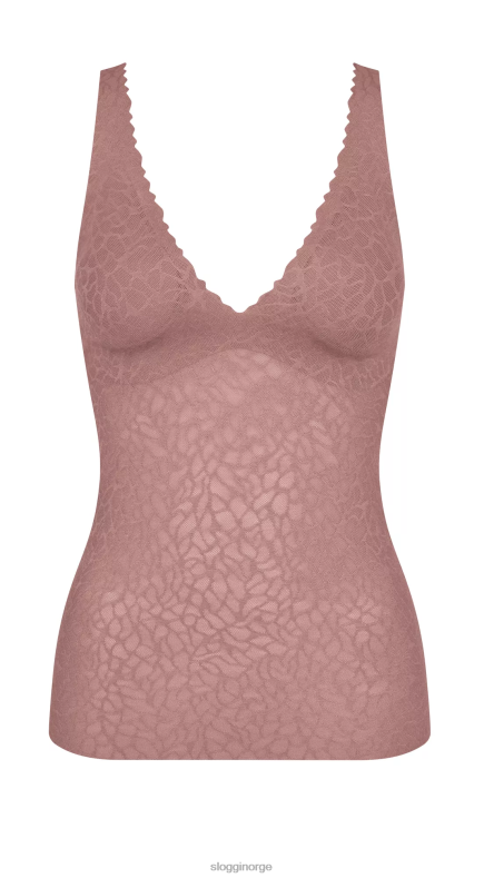 BHer | sloggi null følelse BH-skjorte med blonder kvinner kakao DR662342