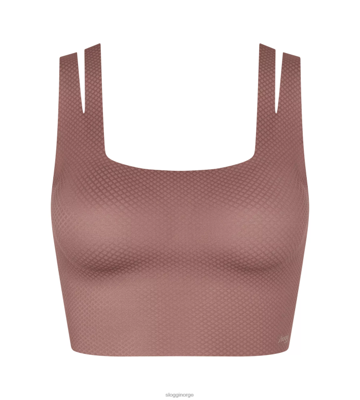 BHer | sloggi null følelse flyt topp kvinner kakao DR662309