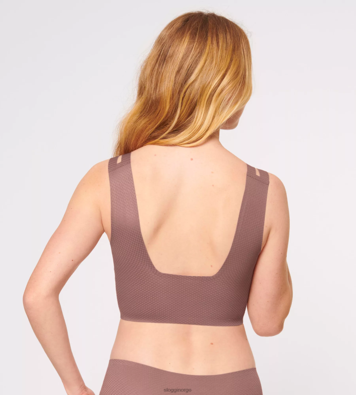 BHer | sloggi null følelse flyt topp kvinner kakao DR662309