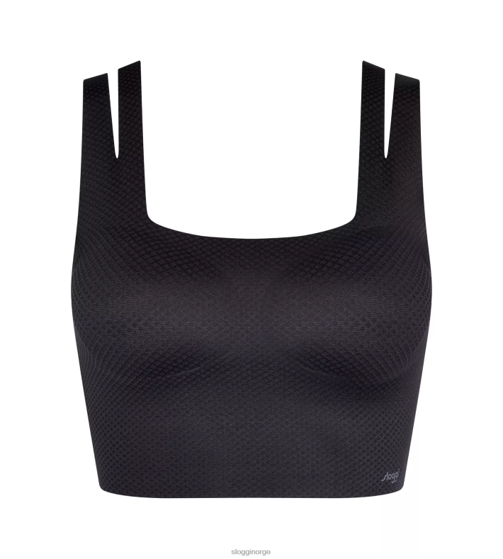 BHer | sloggi null følelse flyt topp kvinner svart DR662282