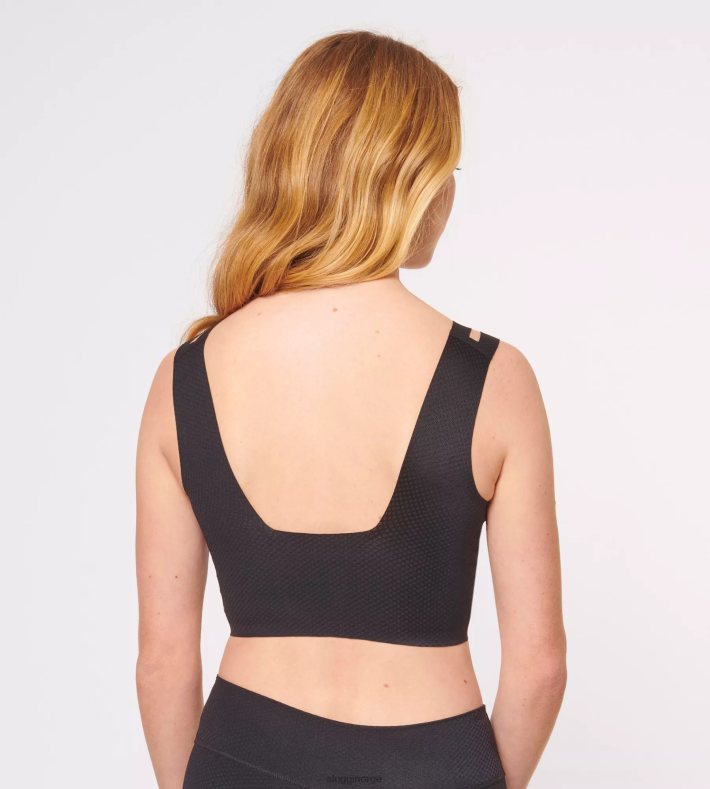 BHer | sloggi null følelse flyt topp kvinner svart DR662282