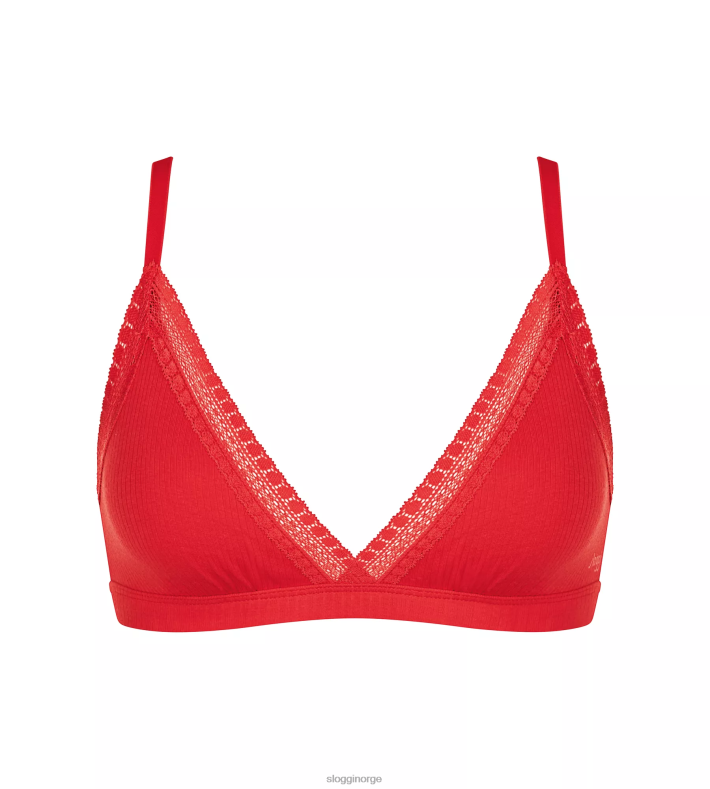 BHer | sloggi gå ribbet bralette kvinner campari DR662213