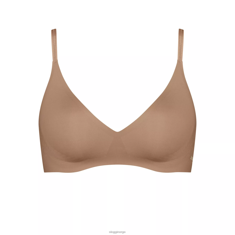 BHer | sloggi kroppstilpasset bralette kvinner nostalgisk brun DR662234