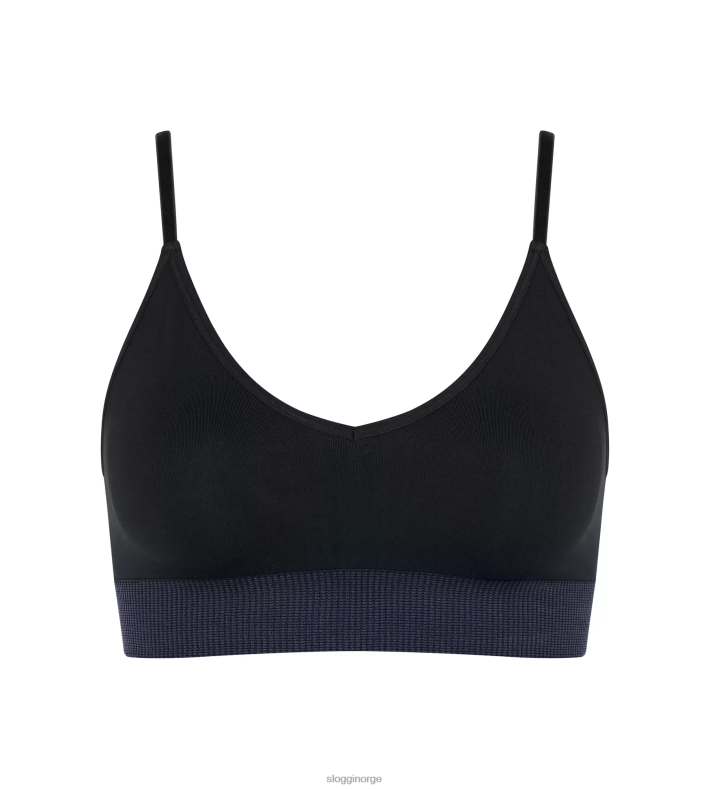 BHer | sloggi noen gang infundert aloe bralette kvinner svart DR662264