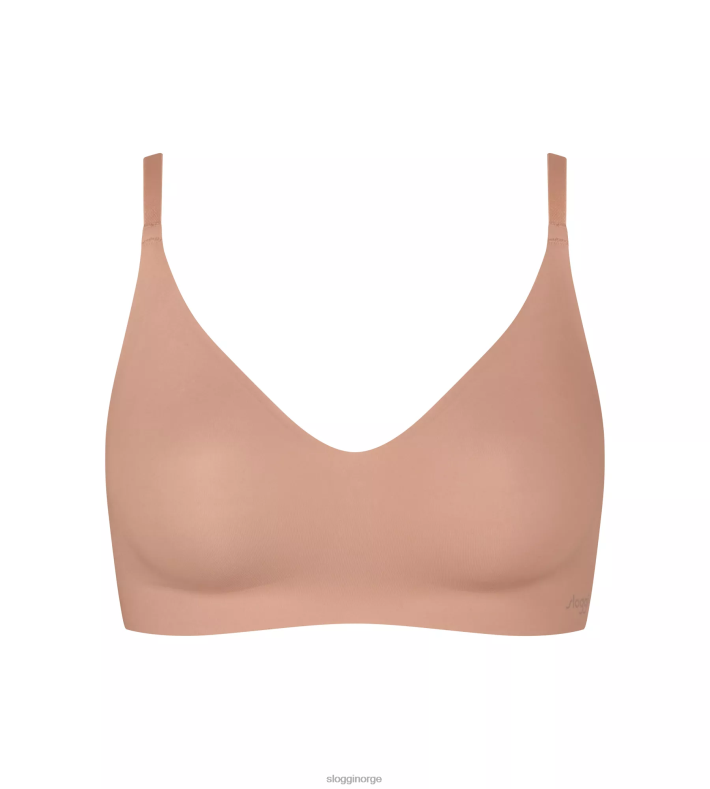 BHer | sloggi null mikrofiber 2.0 bralette kvinner cameo brun DR662458