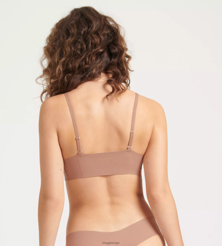 BHer | sloggi null mikrofiber 2.0 bralette kvinner cameo brun DR662458