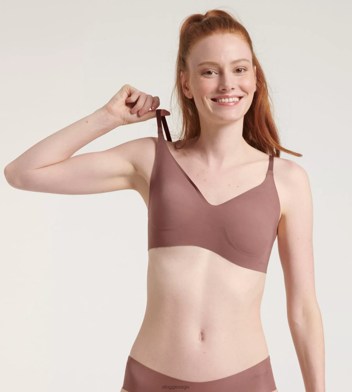 BHer | sloggi null mikrofiber 2.0 bralette kvinner kakao DR662515