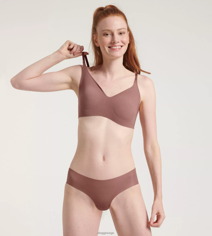 BHer | sloggi null mikrofiber 2.0 bralette kvinner kakao DR662515