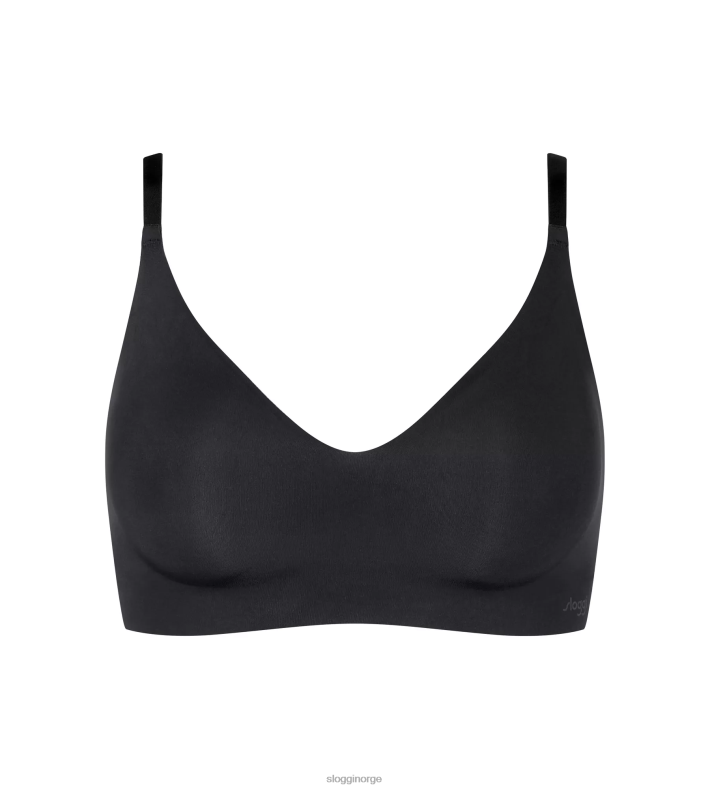 BHer | sloggi null mikrofiber 2.0 bralette kvinner svart DR662331