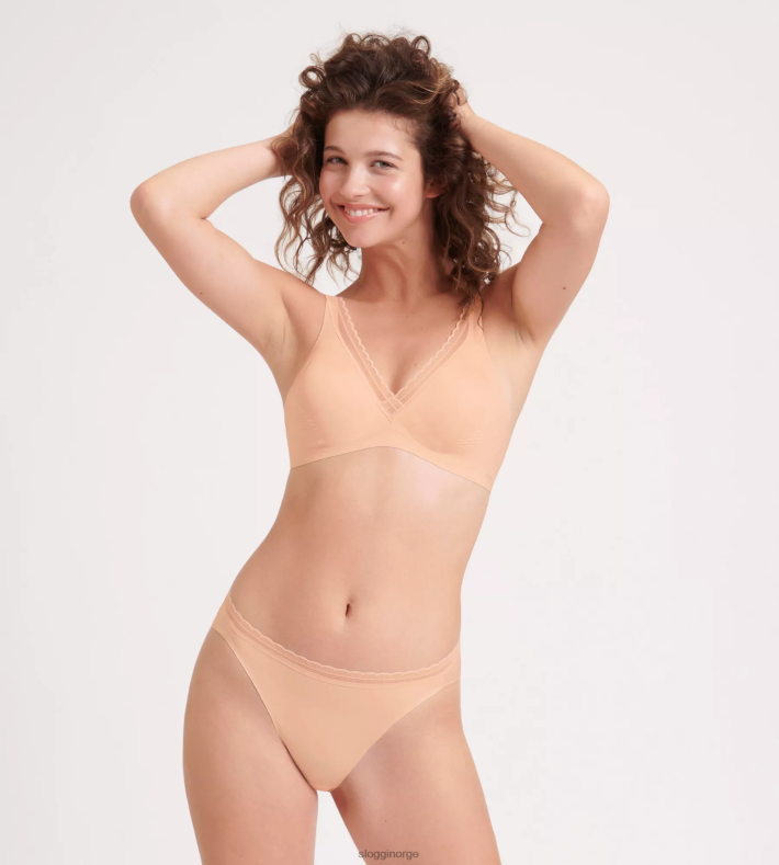 BHer | sloggi body adapt vri vattert BH kvinner pulver oransje DR662509