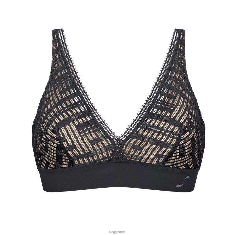 BHer | sloggi s syv vatterte BH kvinner svart DR662400