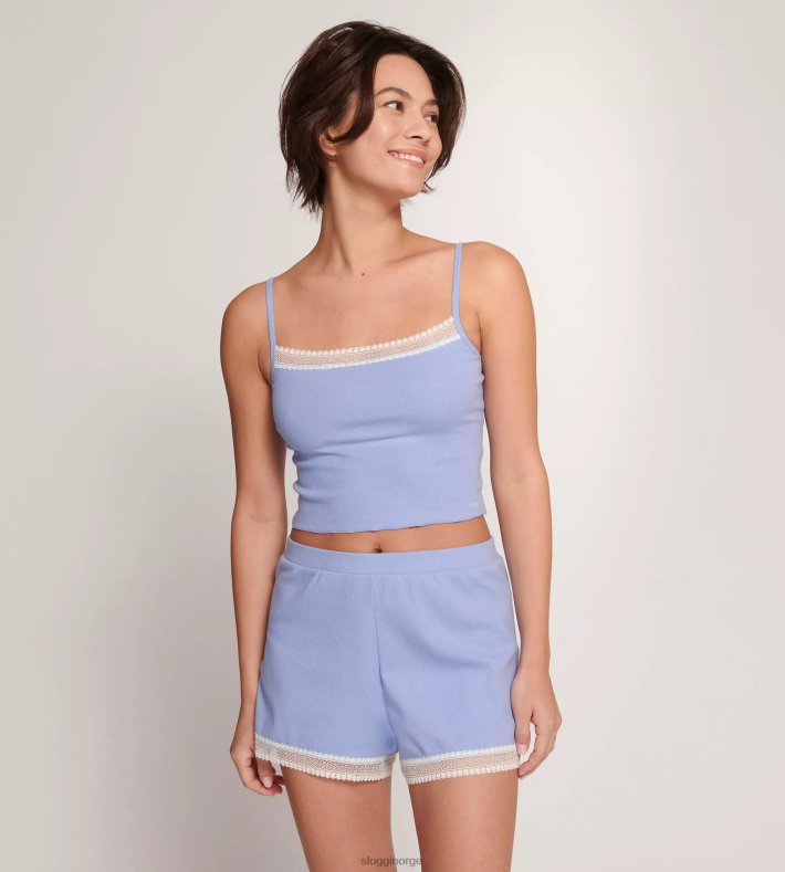 loungewear | sloggi gå ribbet shorts kvinner grasiøs DR662161