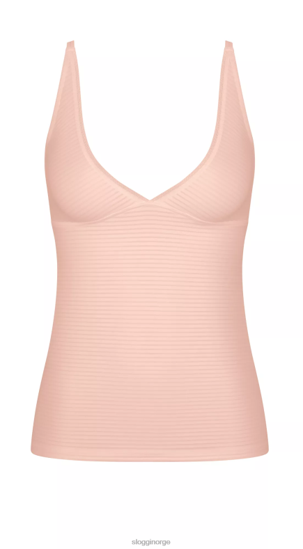 loungewear | sloggi alltid fersk tank topp kvinner v s terrakotta DR662686