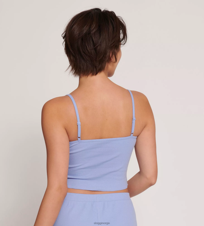 loungewear | sloggi go ribbet topp med spaghettistropper kvinner fabelaktig DR662110