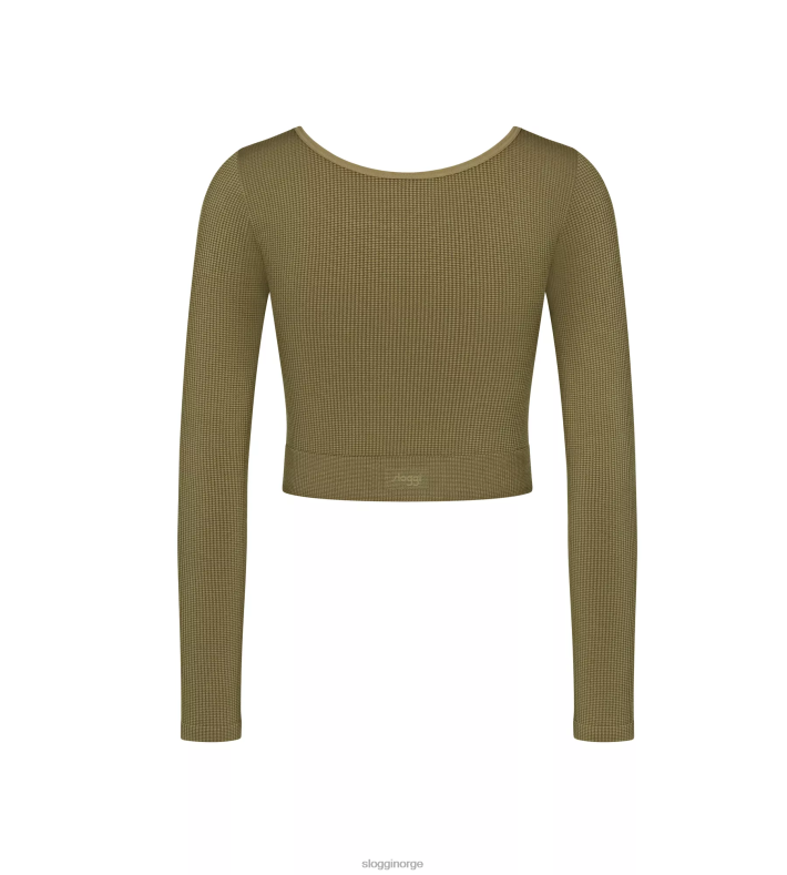 loungewear | sloggi noensinne infundert cbd langermet topp kvinner martini oliven DR662461
