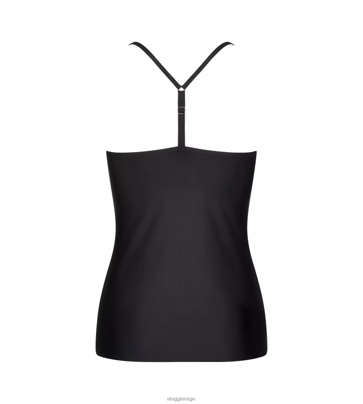 loungewear | sloggi s subtil topp med spaghettistropper kvinner svart DR662660