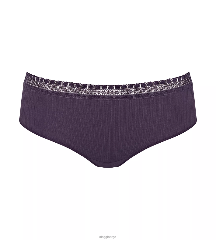 truser | sloggi gå ribbet hipster truser kvinner blåbær DR662132