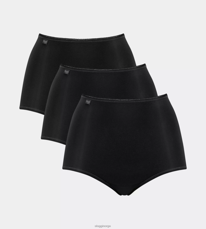 truser | sloggi 24/7 maxi truser i mikrofiber kvinner svart DR662174