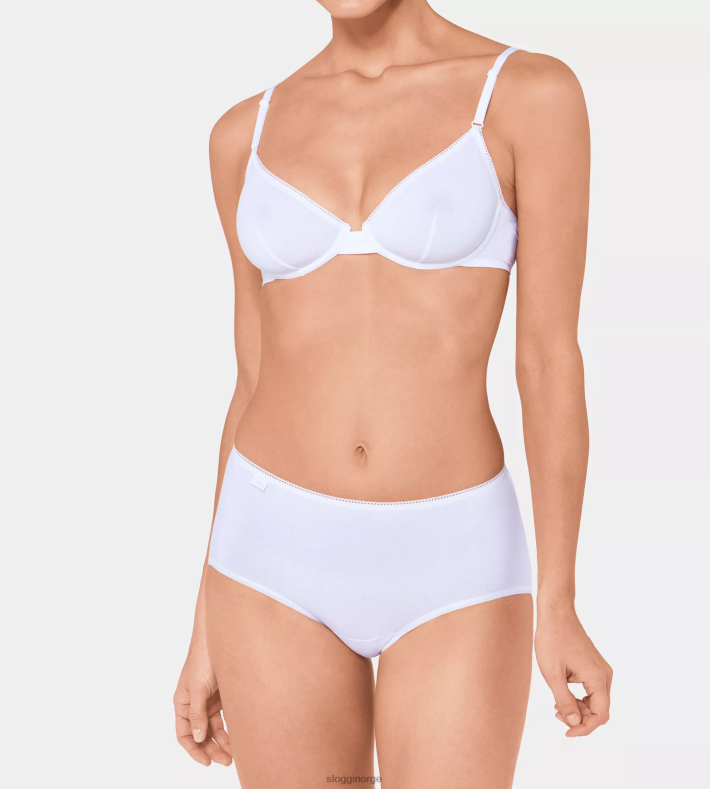truser | sloggi 24/7 midi truser i bomull kvinner hvit DR662609
