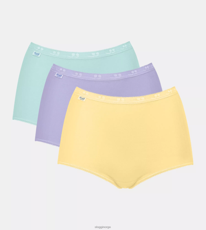 truser | sloggi basic+ maxi truser kvinner gul - lys kombinasjon DR662395