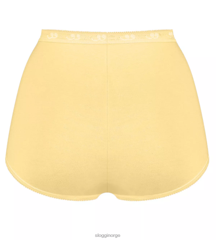 truser | sloggi basic+ maxi truser kvinner gul - lys kombinasjon DR662395