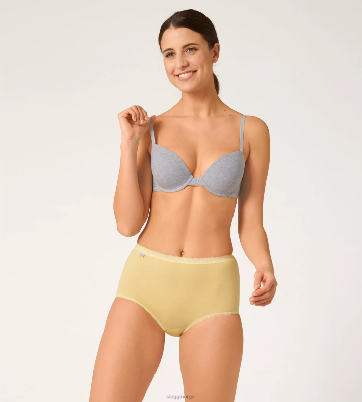 truser | sloggi basic+ maxi truser kvinner gul - lys kombinasjon DR662395