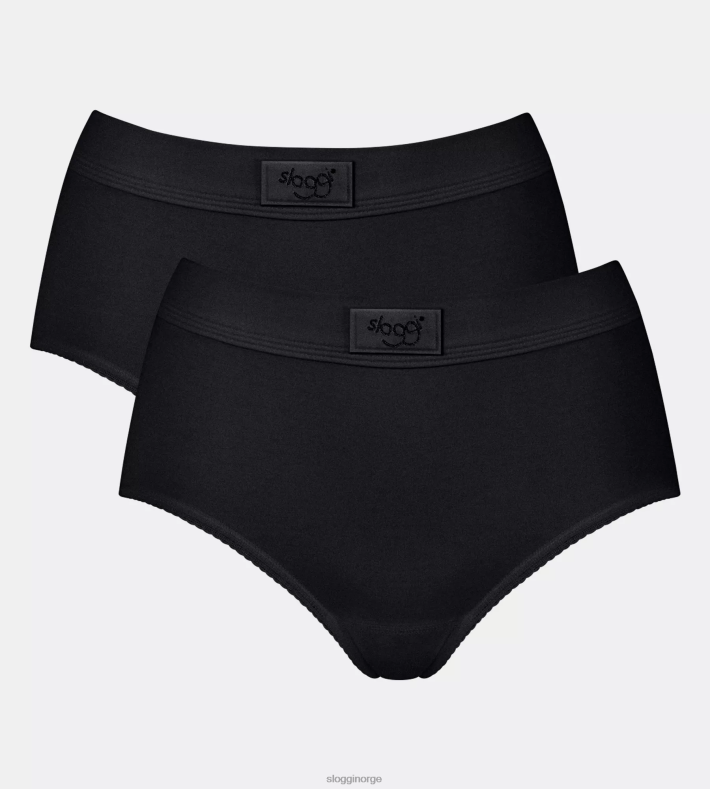 truser | sloggi dobbel komfort maxi truse kvinner svart DR662274