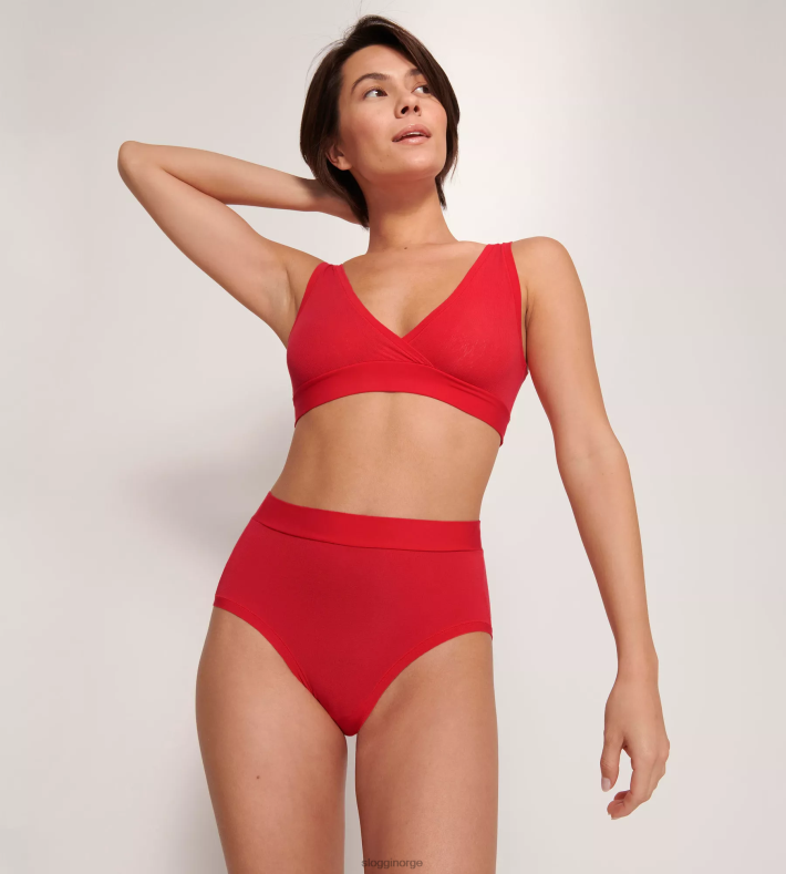 truser | sloggi gå allround maxi truser kvinner rød - lys kombinasjon DR662593