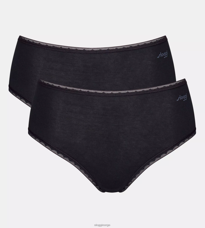 truser | sloggi gå highwaist truser kvinner svart DR662107