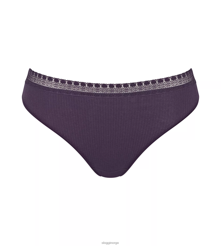 truser | sloggi gå ribbet tai truser kvinner blåbær DR662144