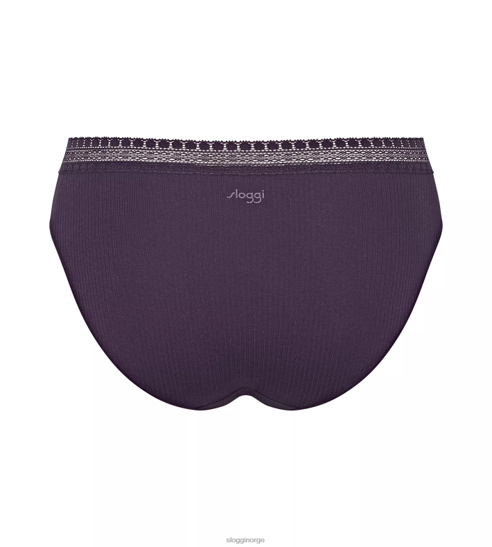 truser | sloggi gå ribbet tai truser kvinner blåbær DR662144