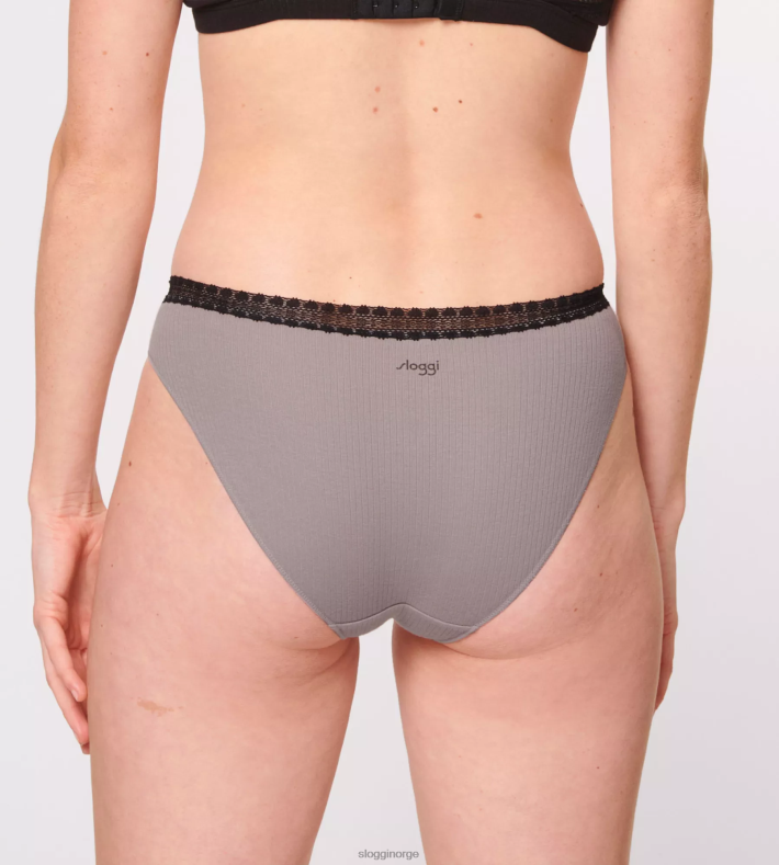truser | sloggi gå ribbet tai truser kvinner svart kombinasjon DR662152
