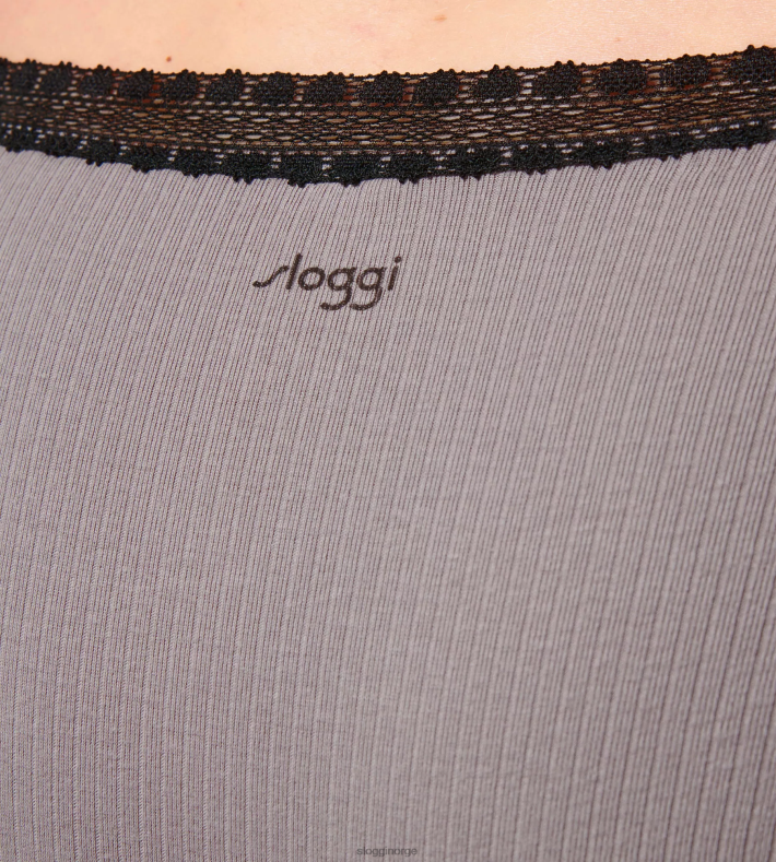 truser | sloggi gå ribbet tai truser kvinner svart kombinasjon DR662152