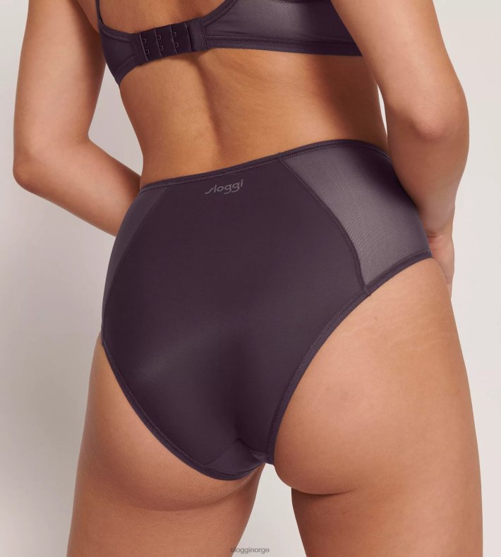 truser | sloggi myk tilpasset truser med høy midje kvinner blåbær DR662224