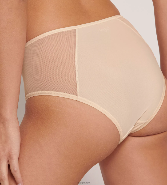 truser | sloggi myk tilpasset truser med høy midje kvinner naturel (076) DR662101