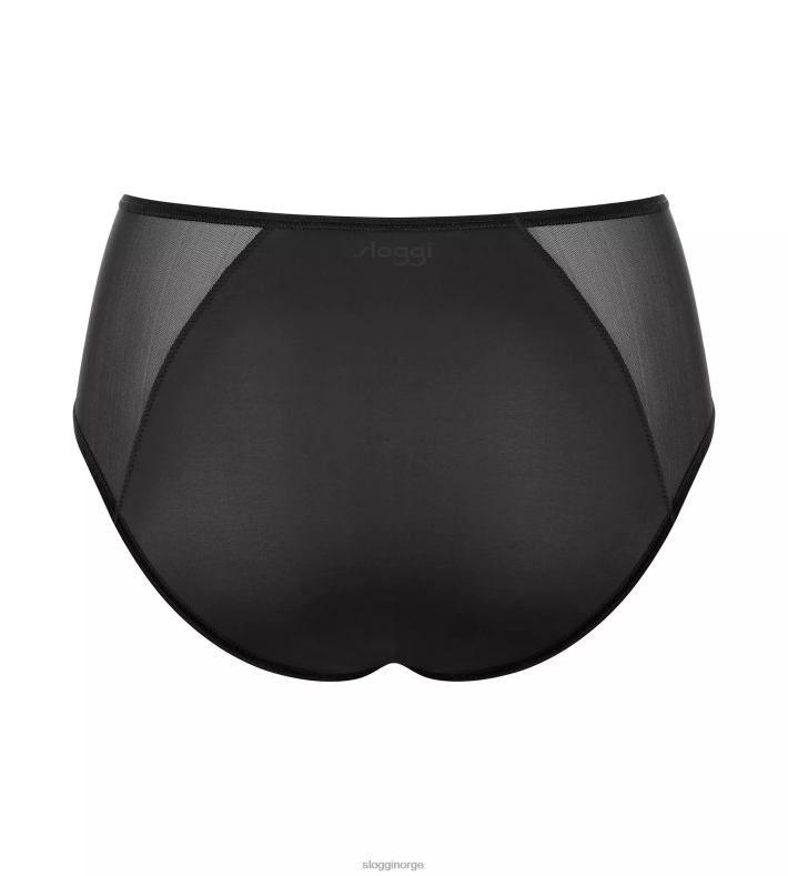 truser | sloggi myk tilpasset truser med høy midje kvinner svart DR662122