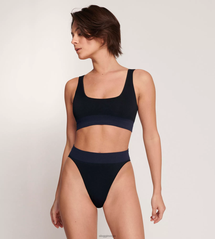 truser | sloggi noen gang infundert aloe highleg truser kvinner svart DR662402