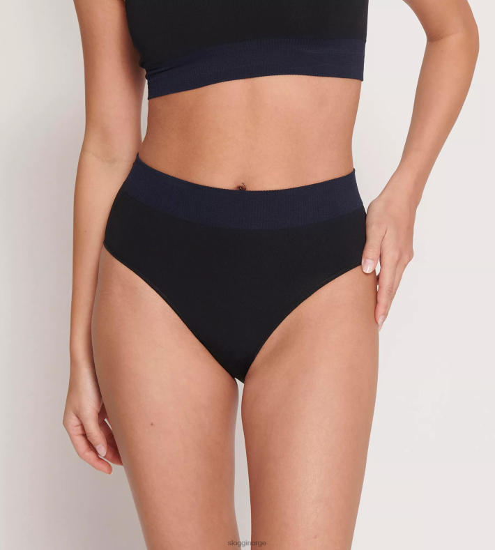 truser | sloggi noen gang infundert aloe highwaist truser kvinner svart DR662516