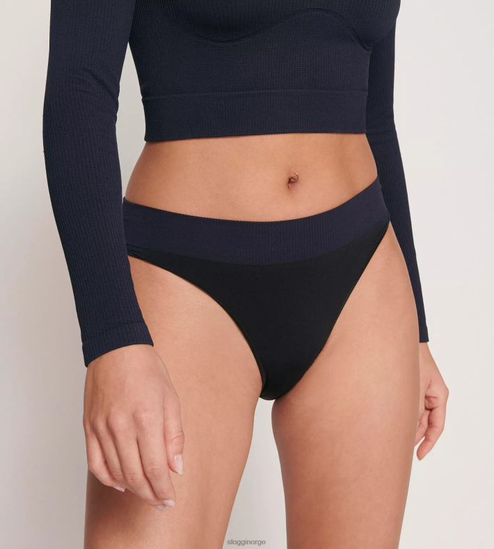 truser | sloggi noen gang infundert aloe mini truser kvinner svart DR662288