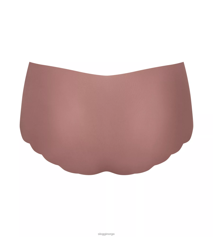 truser | sloggi null mikrofiber 2.0 kort truse kvinner brun - mørk kombinasjon DR662692