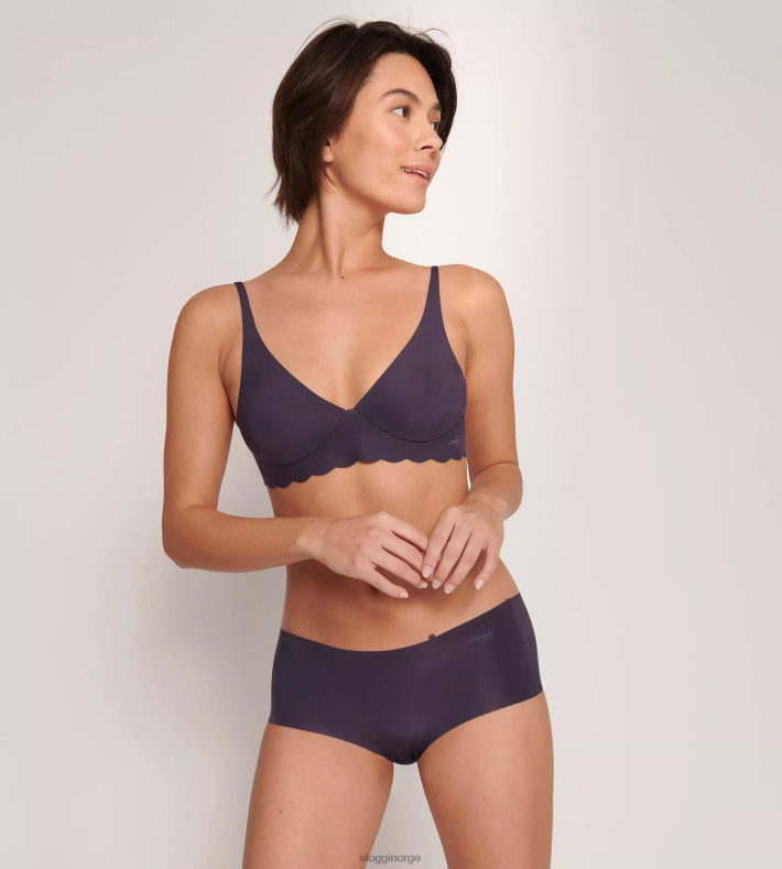 truser | sloggi null mikrofiber kort truse kvinner blåbær DR66221